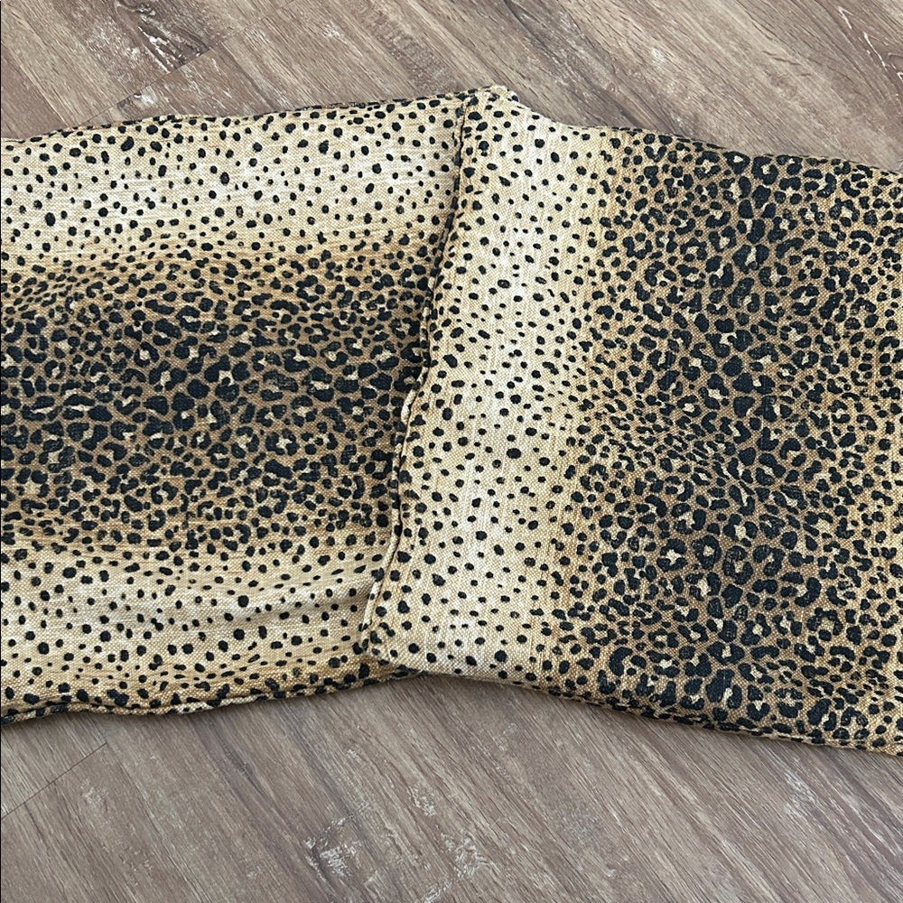 Leopard Print pillow covers 18x18